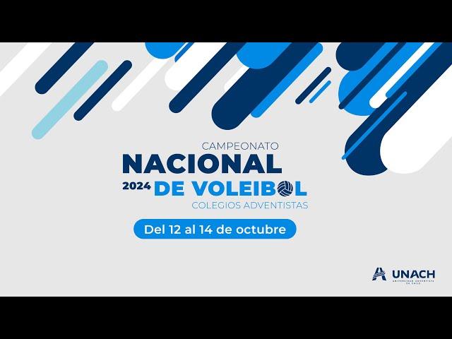 CANCHA 3 - Campeonato Nacional de Voleibol - UNACH 2024- Dia 3