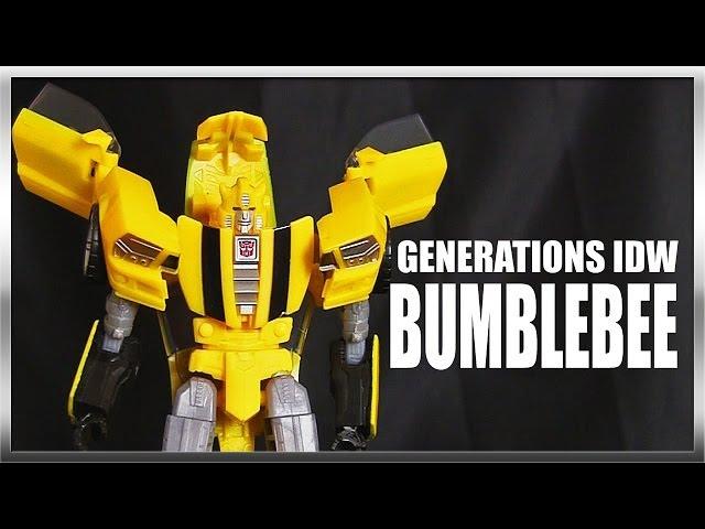 Transformers BUMBLEBEE Generations IDW robot figure review -RocketPunchArmy