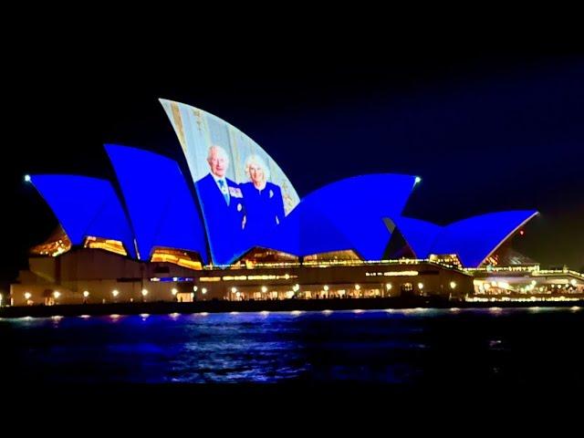 Sydney Opera House Lights Up to Welcome King Charles and Queen Camilla