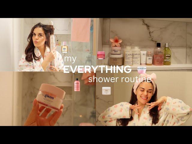 MY EVERYTHING SHOWER ROUTINE: hair care, body care, skincare & more‍️