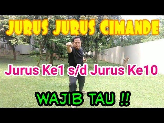 Jurus Jurus Cimande, Jurus 1 s/d 10,Wajib Tau!! #silat #cimande