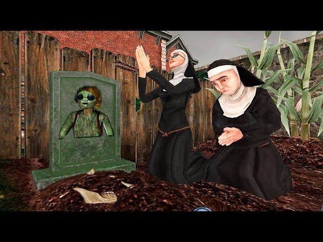 Evil Nun 2 killed a child Bad ending animation part 132 | Sister Madeline vs Sister Enda