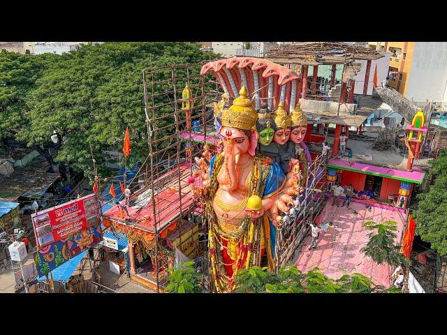 Khairathabad Ganesh Shed removing Update | Khairathabad Ganesh Nimajjanam 2024 | Hyderabad