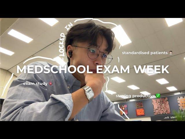 MY PRODUCTIVE EXAM WEEK AT MEDSCHOOL // PETER LE