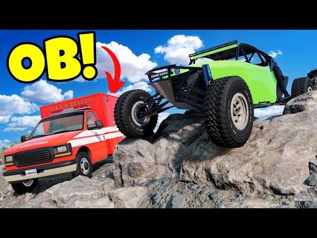 We Used BAD CARS for Rock Crawling and Races in BeamNG Drive Mods!