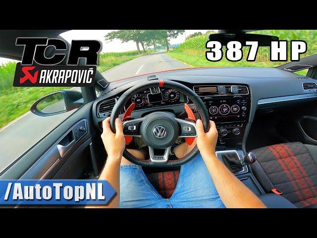 VW Golf MK7.5 GTI TCR *AKRAPOVIC* POV Test Drive by AutoTopNL