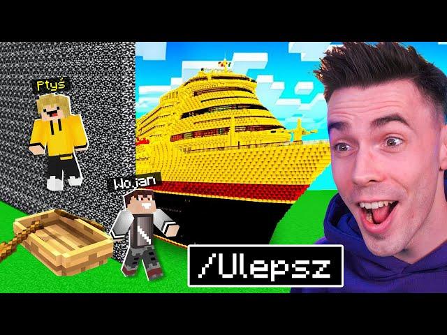 Oszukuje Komendą /ULEPSZ w Konkursie Budowania w Minecraft!