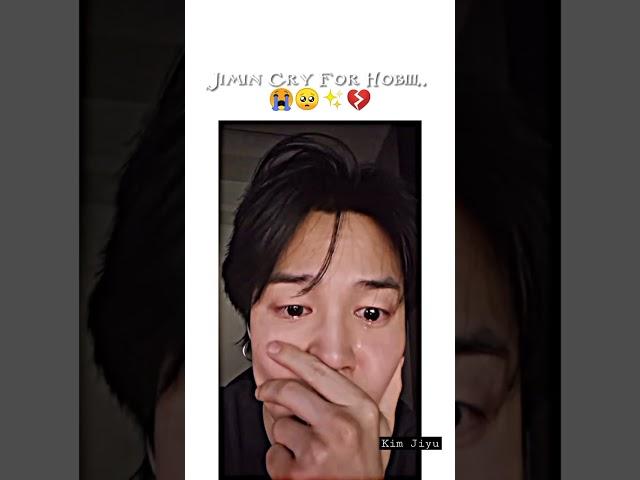 Jimin Crying For Hobii.. { Soon j-Hope Join Military Service }  #shorts #hobi #jimin