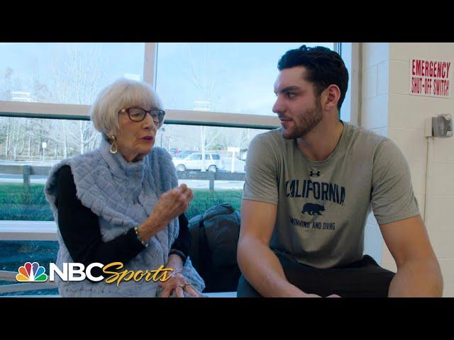 Jack Alexy's first swim coach, now in her 80's, still inspires him to excellence | CHASING GOLD