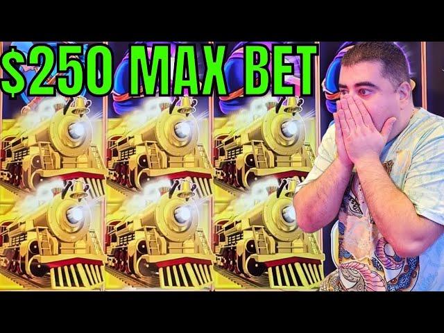 The MOST $250 Max Bet BONUSES You Have Ever Seen On All Aboard Slot