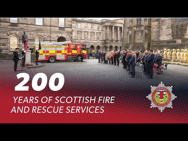 200 years of Scottish Fire and Rescue Services - 23 October 2024