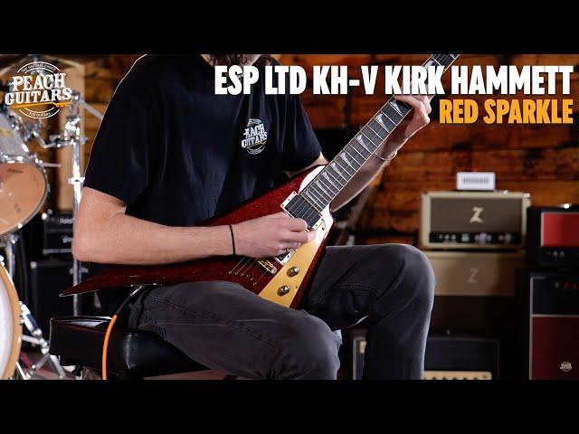 No Talking...Just Tones |ESP LTD KH-V Kirk Hammett | Red Sparkle