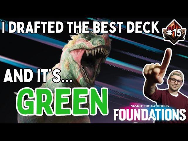 Mono Green AGAIN!  | MTG Foundations Draft | MTGA