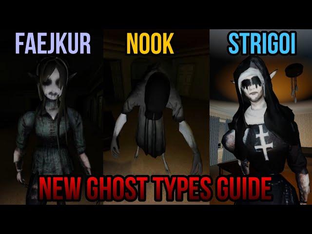 Roblox Blair - A Complete Guide to 3 New Ghost Types! #roblox