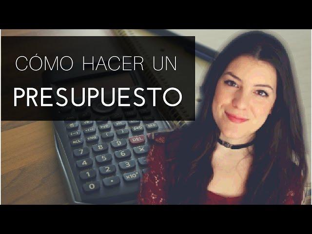 Cómo hacer un PRESUPUESTO personal