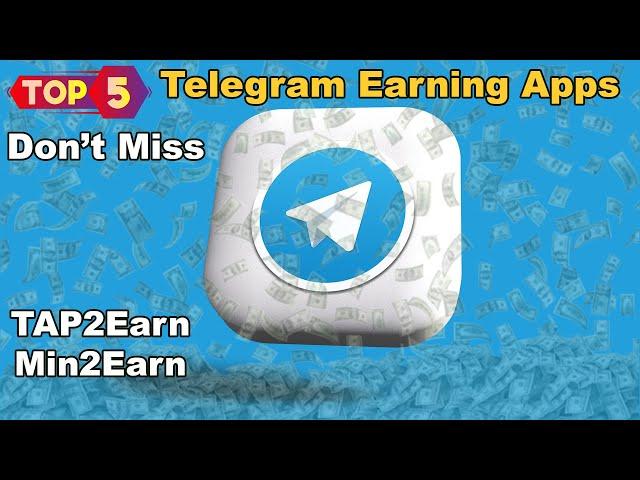 Top5 Best Telegram Bots To Earn Money 100% Free