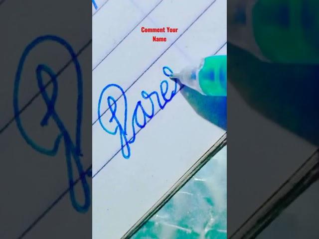 Paresh, Name Handwriting with Blue jel pen, By Digital Fonts Handwriting 2.0!!