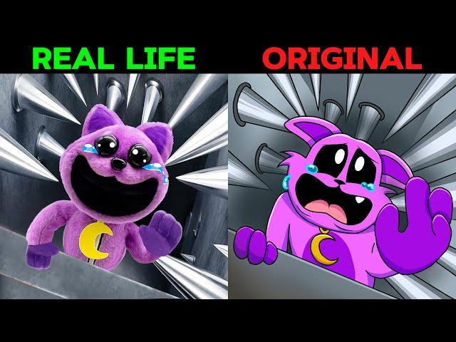 The Best TikTok of CatNap | REAL LIFE vs ORIGINAL | Poppy PlayTime Chapter 3