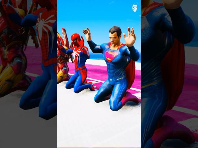 SPIDER-MAN AND HULK SAVES BABY #spiderman #gta5 #short