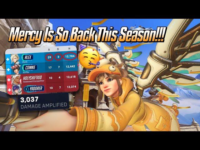 Mercy Is So Back This Season!!!  - Mercy Gameplay & Commentary - Overwatch 2 (Season 15)