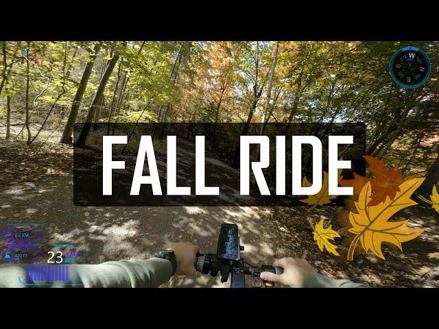 Autumn Scooter Ride POV \\ Ninebot Max G30lp