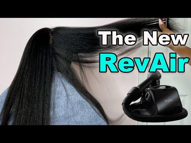 How to use the ALL NEW 2022 RevAir - Watch me RevAir Long Natural 4a hair!