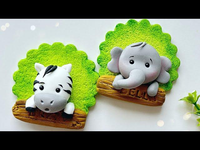 How to make cute animals with Clay | Jenna Air Dry Clay