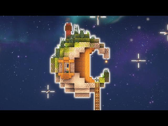 Minecraft | How to build a fantasy moon starter base