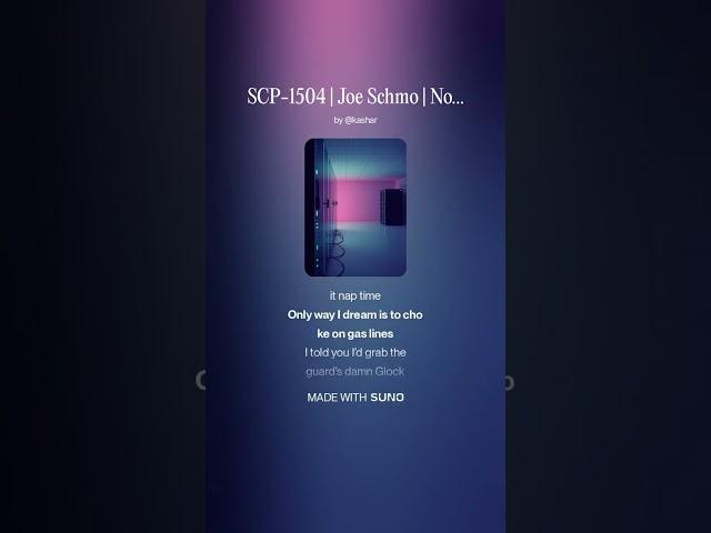 SCP-1504 | Joe Schmo | Nobody Saw Me