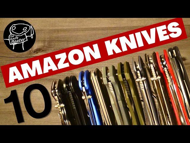 10 EDC Knives With Awesome Deals On Amazon! Insane Action!