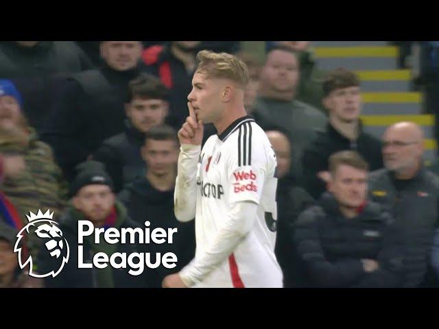 Emile Smith Rowe capitalizes to give Fulham lead over Crystal Palace | Premier League | NBC Sports