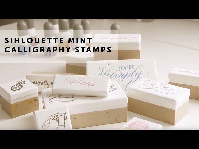 Melissa Esplin & the Silhouette Mint | Calligraphy Stamps