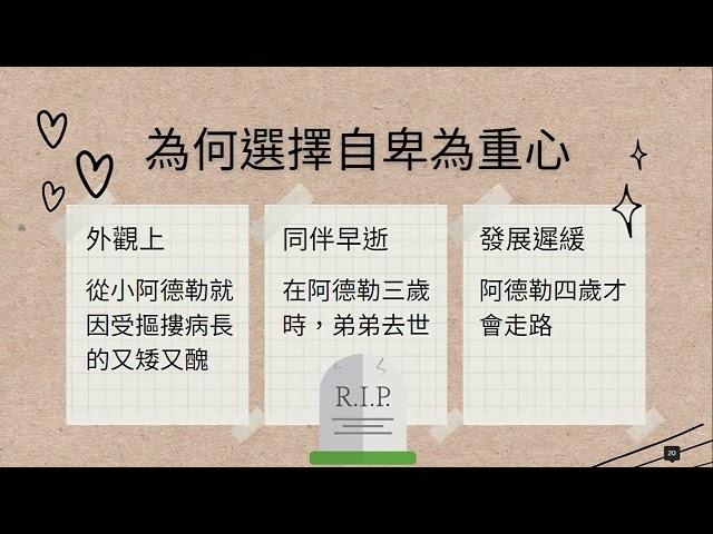 阿德勒 《自卑與超越》   111乙20號