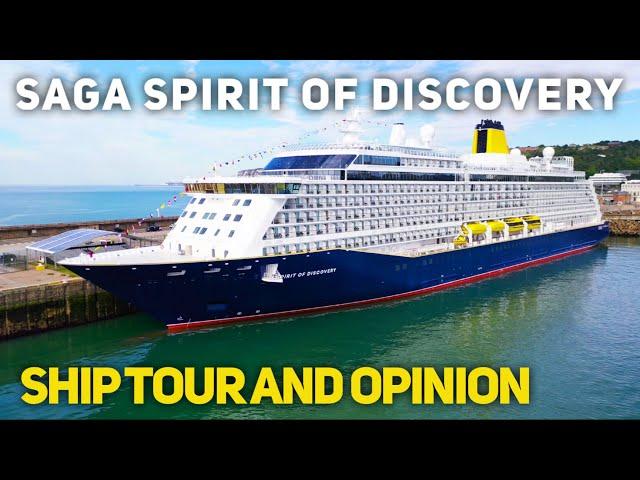 Saga Spirit of Discovery Cruise Ship Tour & First Impressions - Brand new cruise ship design!