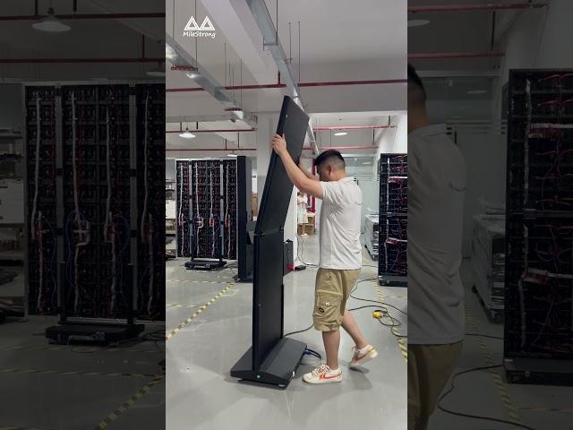 Foldable design and portability#MileStrong #ledbillboard #PortableLEDScreen #ledposterscreen