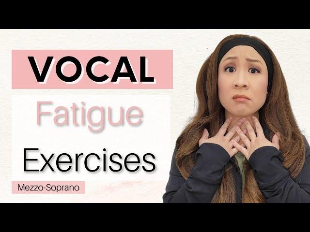 VOCAL FATIGUE Exercises Follow Along (Mezzo-Soprano)