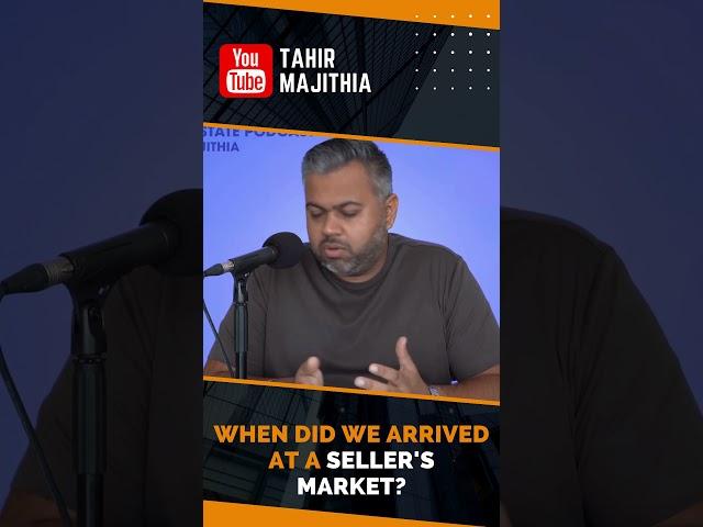 Tahir Majithia | When Did We Arrived at a Sellers Market