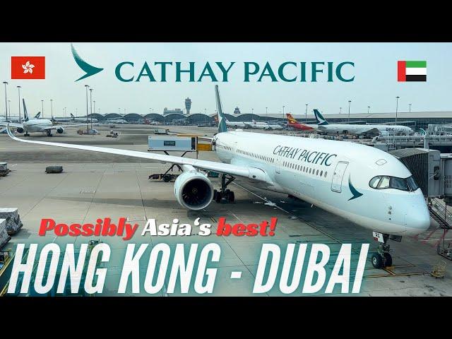 MUST FLY Cathay Pacific! | Hong Kong - Dubai | Cathay Pacific Economy Class | A350-900 | Trip Report