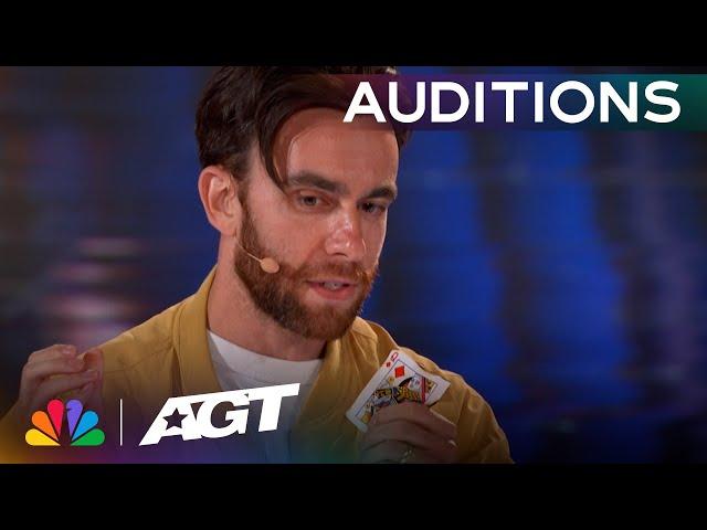 Unleashing magic: witness Magic Mike Jacobson's INCREDIBLE audition | Auditions | AGT 2023