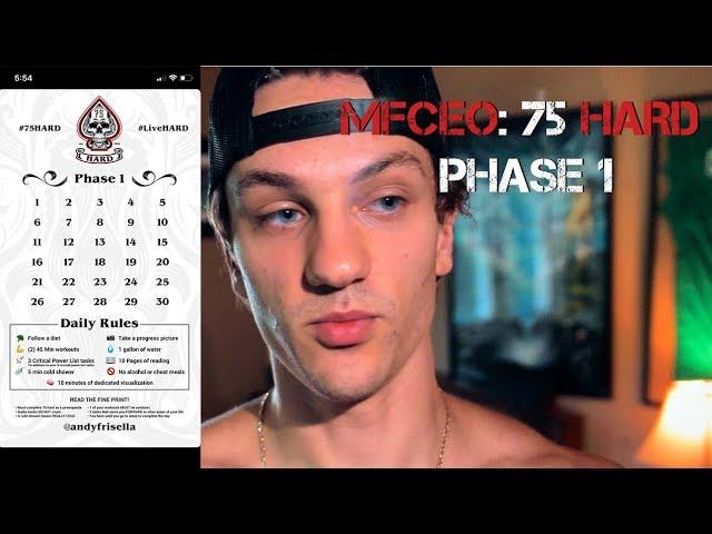 ANDY FRISELLA MFCEO: 75 HARD PHASE 1