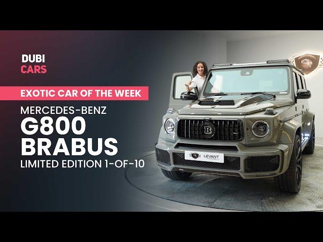 Brabus G800 Car Review — 1/10 Limited Edition SUV | DubiCars Exotic Car Of The Week