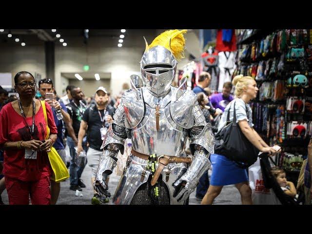 Adam Savage Incognito as King Arthur at Comic-Con 2017!