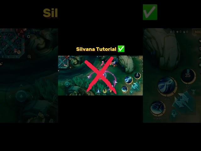 Silvana Tutorial Mobile legends #ml2b #silvana #mlbb #tutorial #shorts