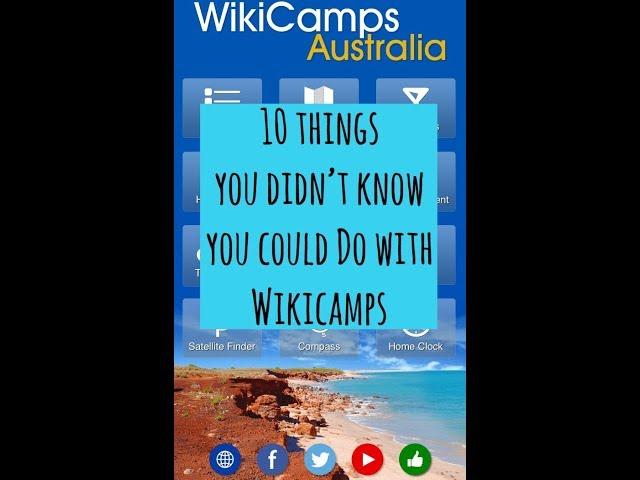 10 Things You Didn't Know You Could Do With Wikicamps - Wikicamps Australia Hacks