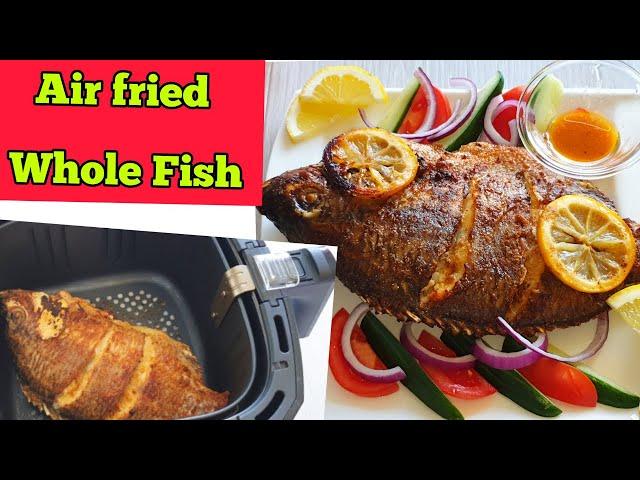 Tasty Air Fryer Whole Fish Recipe. How To Fry (COOK) Tilapia  In Air Fryer. EASY Air fried Tilapia