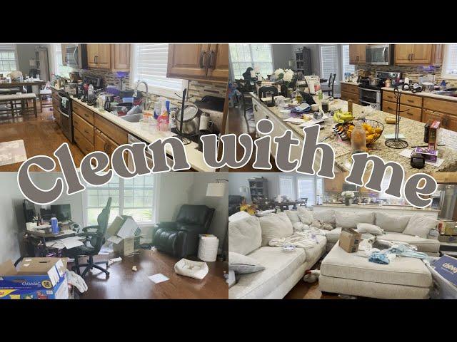 Whole House Clean, PART 1: Clutter and Mess EVERYWHERE