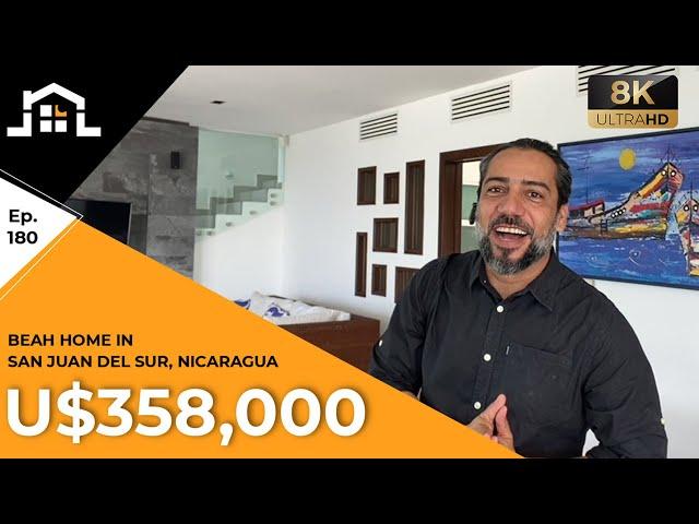 **NEW in 8K** Beach House for Sale in San Juan del Sur Nicaragua 2021 | Nicaragua Real Estate |