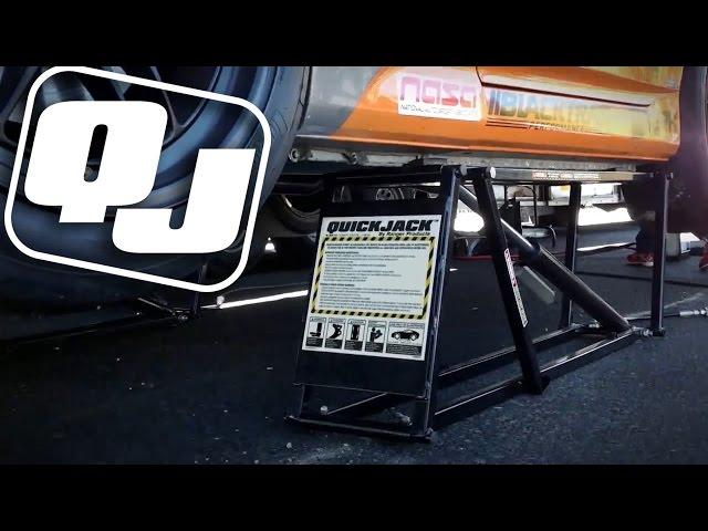 QuickJack at the Track - Portable Racing Lift by Ranger Products