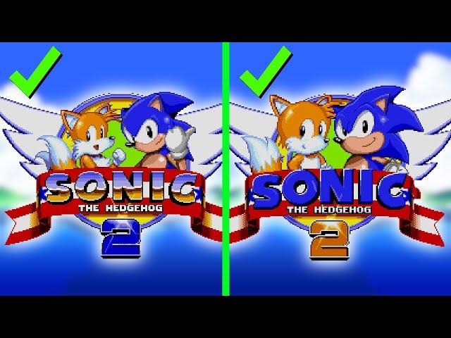 This NEW Title Screen LOOKS CUTE!  American Title Screen  Sonic 2 Absolute mods Gameplay