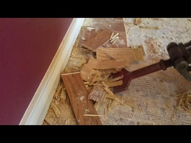 Como remover piso de madera